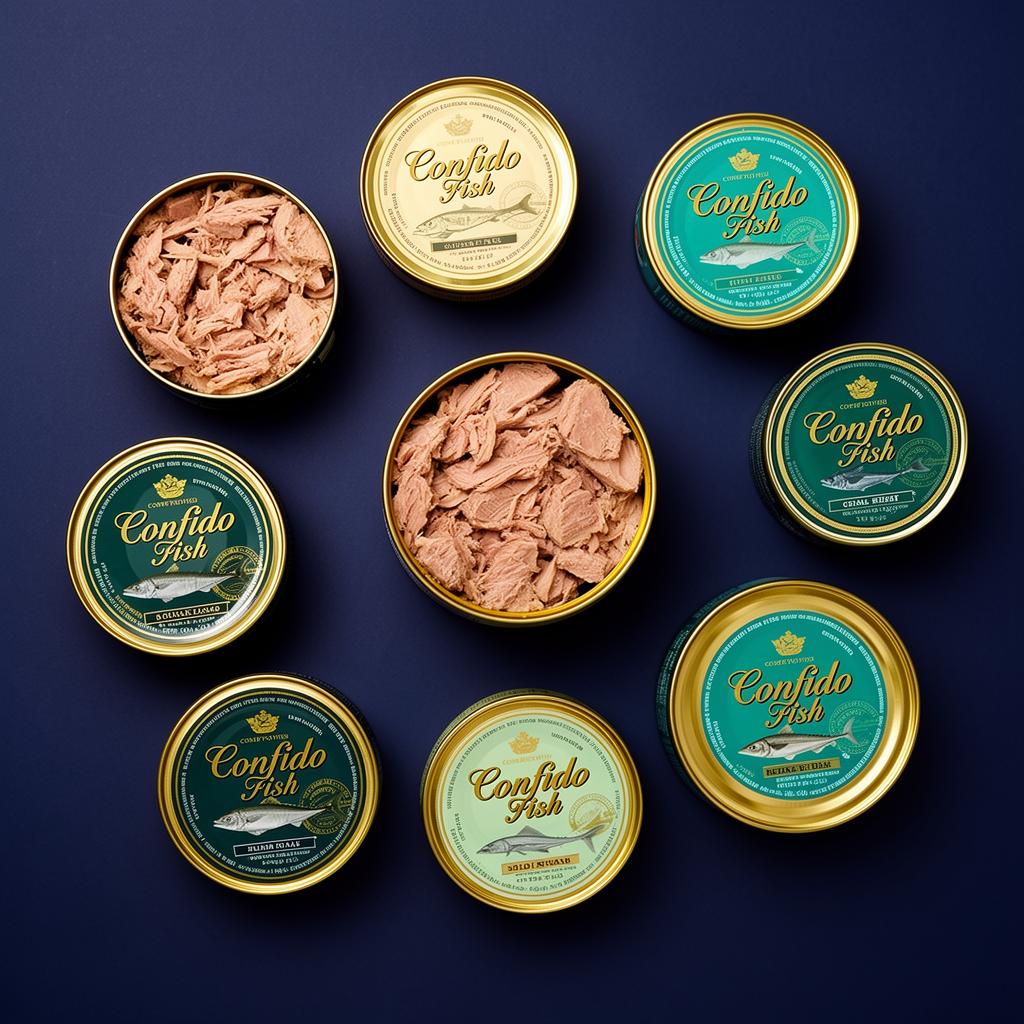 Assorted canned tuna products